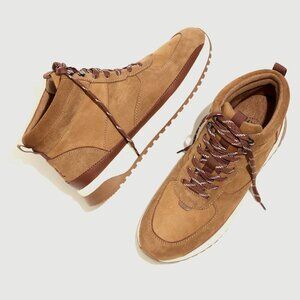 Madewell Tan High-Top Sneakers
